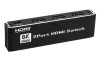 Адаптер - переключатель - свитч 2×1 HDMI 2.1 UltraHD 8K 60Гц, HDCP 2.3, пульт ДУ, активный, черный