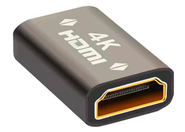 Адаптер - переходник HDMI - HDMI 2.0 4K, мама-мама, черный