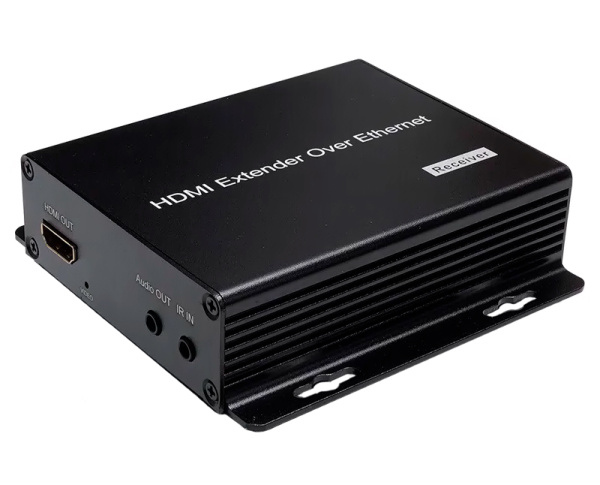 Приемник - KVM IP-удлинитель HDMI USB по витой паре RJ45 UTP (LAN) до 200 метров UltraHD 4K, поддержка IP, черный Приемник - KVM IP-удлинитель HDMI USB по витой паре RJ45 UTP (LAN) до 200 метров UltraHD 4K, поддержка IP, черный