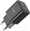 Зарядное устройство сетевое - блок питания HOCO N27, 1 USB Type-C PD20W, черный