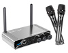 Караоке-система Аудио адаптер Hi-Fi LY18, беспроводной микрофон DM-682, комплект: 2 микрофона + приемник