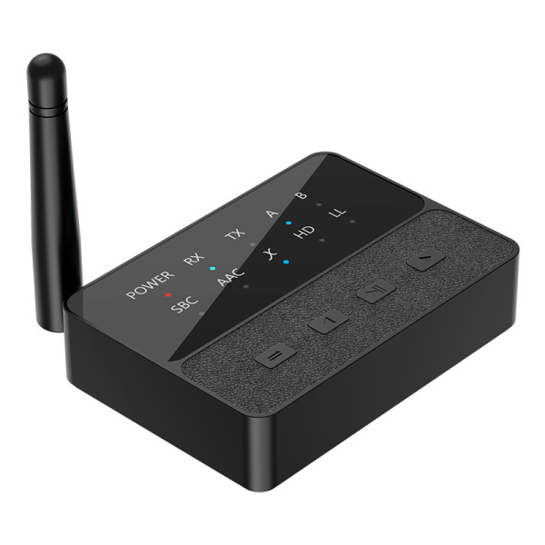 Аудио адаптер Hi-Fi D600 приемник-передатчик (TX/RX) Bluetooth v5.3 - RCA / AUX 3.5мм, для дома и автомобиля, функция подключения двух устройств RX/TX, кодеки aptX / AAC / SBC