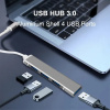 Адаптер - переходник - хаб USB3.1 Type-C на USB3.0 - 3x USB2.0, серый