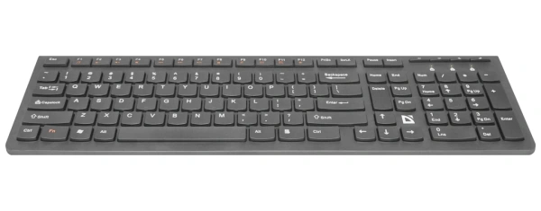 Комплект беспроводной клавиатура и мышь DEFENDER COLUMBIA C-775, черный