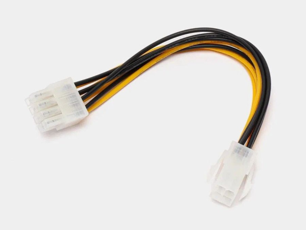 Кабель - переходник CPU 8 pin - 4 pin Кабель - переходник CPU 8 pin - 4 pin