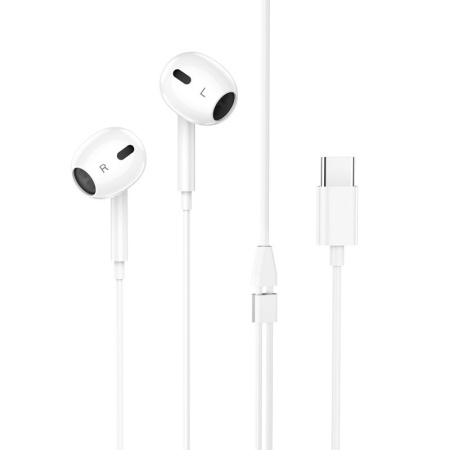 Наушники с микрофоном BOROFONE BM80 Max, Type-C, белый