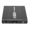 Сплиттер - разветвитель 1×2 DisplayPort v1.4 – 4K 144Гц, 32.4 Гбит/с, MST, jack 3.5мм, алюминий