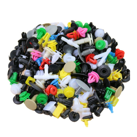 Автомобильные клипсы - заклепки для салона - пистоны, набор 100 штук