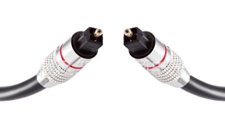 Кабель оптический (Toslink/SPDIF) PRO, усиленный, 10 метров, черный