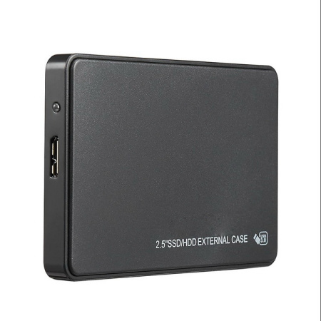 Внешний корпус - бокс SATA - MiniUSB - USB3.0 для жесткого диска SSD/HDD 2.5”, черный