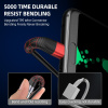 Зарядный USB дата кабель USLION DESIGN MicroUSB для быстрой зарядки, 2.4A, 1м, черный