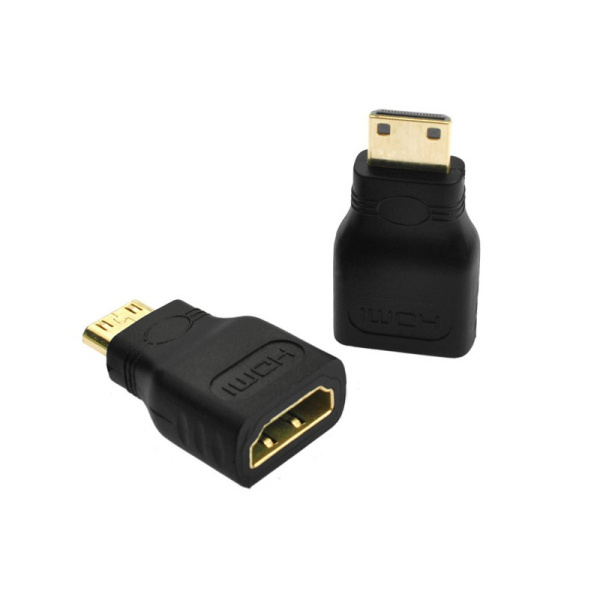 Адаптер - переходник MiniHDMI - HDMI, черный Адаптер - переходник MiniHDMI - HDMI, черный
