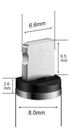 Коннектор - магнитная головка Lightning