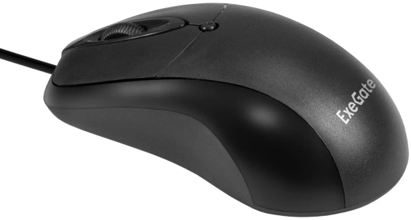 Мышь проводная оптическая ExeGate Professional Standard B100L, 1000dpi, 3D, 3 кн. 1кол, 2м, черный Мышь проводная оптическая ExeGate Professional Standard B100L, 1000dpi, 3D, 3 кн. 1кол, 2м, черный
