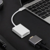 Адаптер - переходник USB3.1 Type-C - VGA, серебро