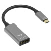 Адаптер - переходник USB3.1 Type-C – DisplayPort v1.4 (DP1.4) – 8K 60Гц / 4K 144Гц / 2K 240Гц, 32.4 Гбит/с, 12 бит, алюминий, 15 см