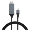 Кабель USB3.1 Type-C - HDMI, UltraHD 4K, 2 метра, черный