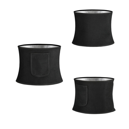 Спортивный пояс для похудения, размер S, черный