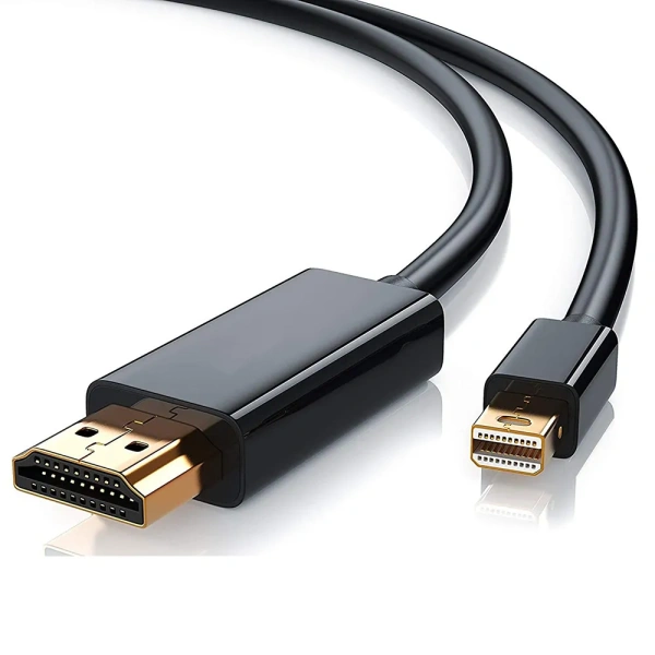 Кабель Mini DisplayPort - HDMI 4K, папа-папа, 1,8 метра, черный Кабель Mini DisplayPort - HDMI 4K, папа-папа, 1,8 метра, черный