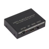 Адаптер - HDMI аудио экстрактор 4K  - оптика (Toslink/SPDIF) - jack 3.5mm (AUX), черный