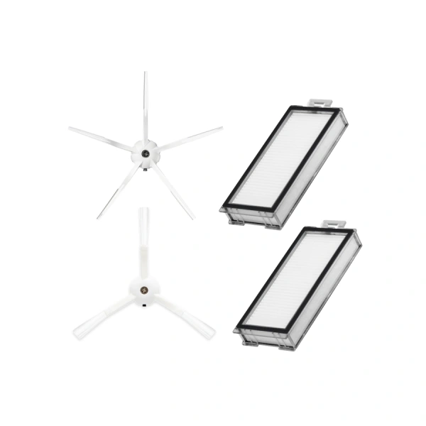 Набор аксессуаров Mini 1 для робота-пылесоса Roborock Q7+, белые боковые щетки Набор аксессуаров Mini 1 для робота-пылесоса Roborock Q7+, белые боковые щетки