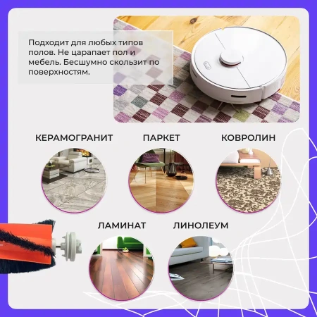 Основная щетка для робота-пылесоса Xiaomi Mi Robot Vacuum-Mop 2 Pro (MJST1SHW)