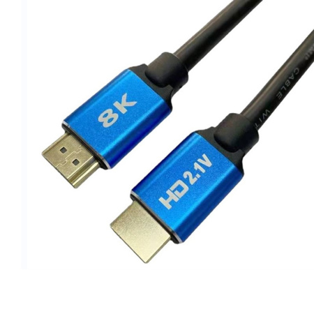 Кабель HDMI v2.1 Premium UltraHD 8K 120Гц, 48 Гбит/с, папа-папа, 20 метров, черный