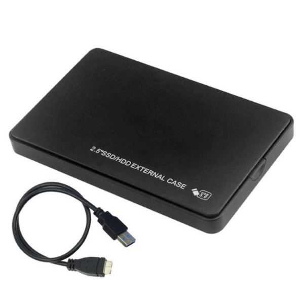 Внешний корпус - бокс SATA - MiniUSB - USB3.0 для жесткого диска SSD/HDD 2.5”, черный Внешний корпус - бокс SATA - MiniUSB - USB3.0 для жесткого диска SSD/HDD 2.5”, черный