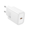 Зарядное устройство сетевое - блок питания HOCO N60, USB Type-C PD20W, белый