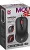Мышь проводная оптическая Defender Omega MB-522, 500-1600dpi, черный
