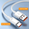 Зарядный USB дата-кабель Type-C для сверхбыстрой зарядки, 10A, 2 метра, белый
