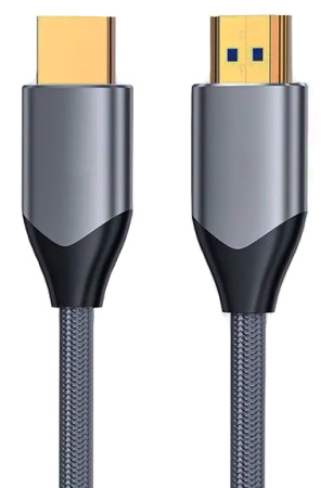 Кабель HDMI v2.1 Premium PRO UltraHD 8K 60Гц / 4K 120Гц, поддержка HDR, ARC, 48 Гбит/с, 1,5 метра, черный