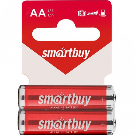 Батарейка - элемент питания SMARTBUY  AA/LR6/2SB