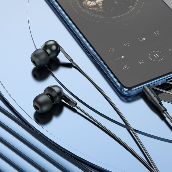 Наушники с микрофоном HOCO M124, черный Наушники с микрофоном HOCO M124, черный