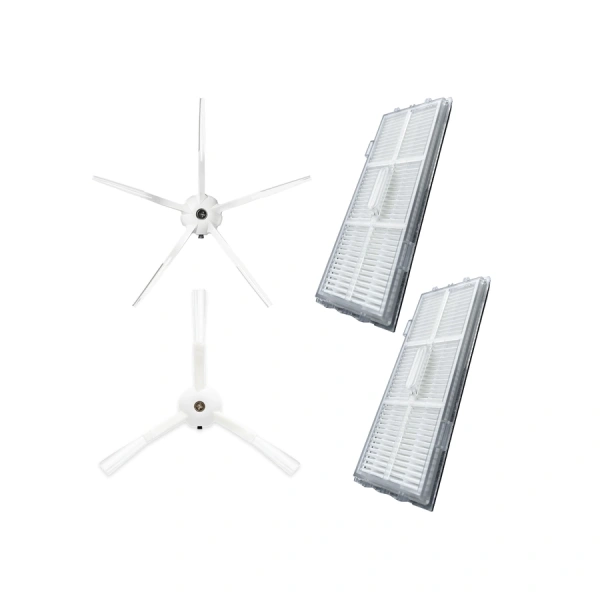 Набор аксессуаров Mini 1 для робота-пылесоса Roborock S7 Pro UItra, белые боковые щетки Набор аксессуаров Mini 1 для робота-пылесоса Roborock S7 Pro UItra, белые боковые щетки