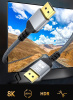 Кабель DisplayPort v1.4 (DP1.4) - 8K 60Гц / 4K 144Гц / 2K 165Гц, поддержка HDR, 32.4 Гбит/с, 3 метра, в оплетке, серый