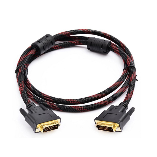 Кабель DVI-D - DVI-D, папа-папа, 10 метров, в оплетке Кабель DVI-D - DVI-D, папа-папа, 10 метров, в оплетке