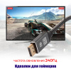 Кабель DisplayPort v1.4 (DP1.4) - 8K 60Гц / 4K 144Гц / 2K 165Гц, поддержка HDR, 32.4 Гбит/с, 1 метр, в оплетке, черный