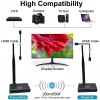 Удлинитель сигнала HDMI по Wi-Fi до 200 метров, активный, FullHD 1080p, черный