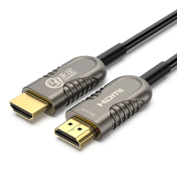 Кабель HDMI v2.1 Optical UltraHD 8K 60Гц / 4K 120Гц, поддержка HDR, ARC, 48 Гбит/с, 15 метров, черный Кабель HDMI v2.1 Optical UltraHD 8K 60Гц / 4K 120Гц, поддержка HDR, ARC, 48 Гбит/с, 15 метров, черный