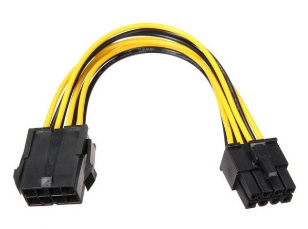Кабель - удлинитель PCI-E 8 pin - 8 pin (для видеокарты) Кабель - удлинитель PCI-E 8 pin - 8 pin (для видеокарты)