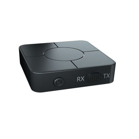 Беспроводной аудио адаптер Bluetooth v5.0 RX/TX приемник-передатчик KN326, громкая связь, черный
