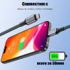 Кабель USB4.0 Type-C чип E-Marker, 8K 60Гц / 4K 144Гц, 40 Гбит/с, PD 240W (48V/5A), поддержка Thunderbolt 3/4, 1,5 метра