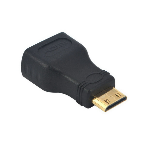 Адаптер - переходник MiniHDMI - HDMI, черный Адаптер - переходник MiniHDMI - HDMI, черный