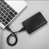 Внешний корпус - бокс SATA - MiniUSB - USB3.0 для жесткого диска SSD/HDD 2.5”, черный