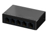 Сетевой хаб - коммутатор LAN - разветвитель RJ45 на 5 портов 10/100 Мбит/с, черный