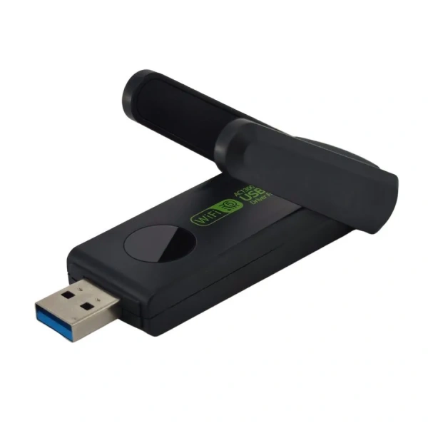 Адаптер - беспроводной Wi-Fi-приемник USB3.0, две антенны, до 1300 Мбит/с, двухдиапазонный - 2.4GHz/5.8GHz Адаптер - беспроводной Wi-Fi-приемник USB3.0, две антенны, до 1300 Мбит/с, двухдиапазонный - 2.4GHz/5.8GHz