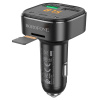 Автомобильный Bluetooth FM-проигрыватель - MP3 плеер BOROFONE BC43, 1А, 2 USB, картридер TF, черный