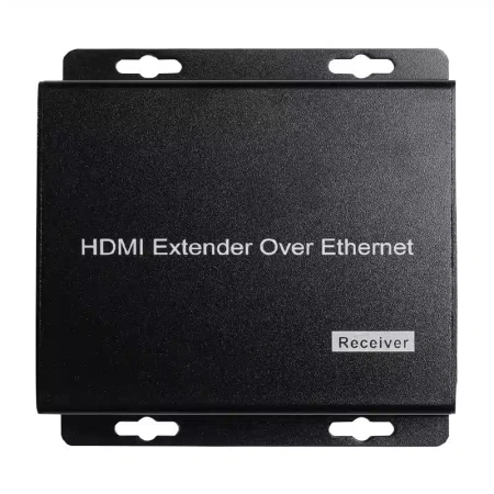 Удлинитель сигнала HDMI по витой паре RJ45 (LAN) до 200 метров  UltraHD 4K, комплект: 1 передатчик + 9 приемников + коммутатор RJ45