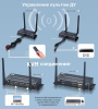 Адаптер - KVM-удлинитель HDMI 4K по Wi-Fi на 200 метров, черный
